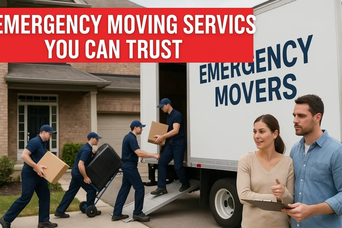 Emergency Moving Services You Can Trust