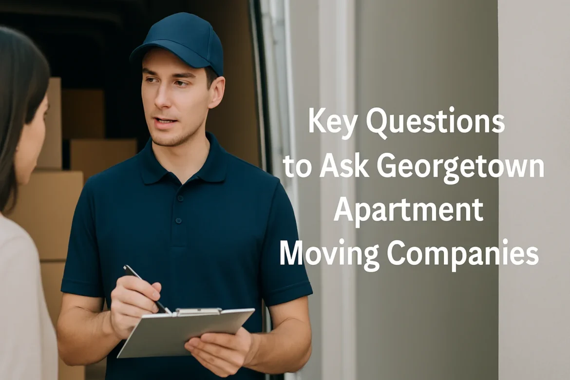 Georgetown Apartment Moving Companies